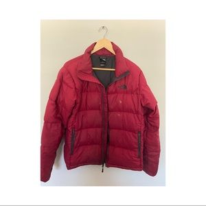 North face Red Nuptse Jacket